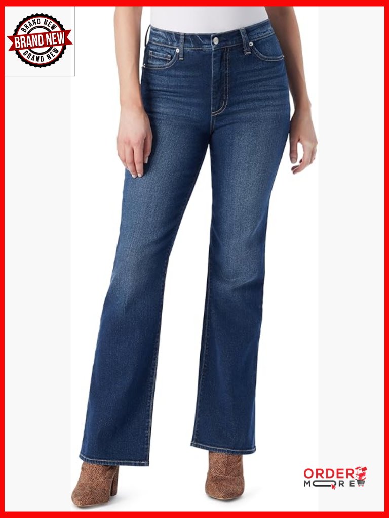 Mid Rise Bootcut Jean Standard  Stretch Denim 32 Inseam